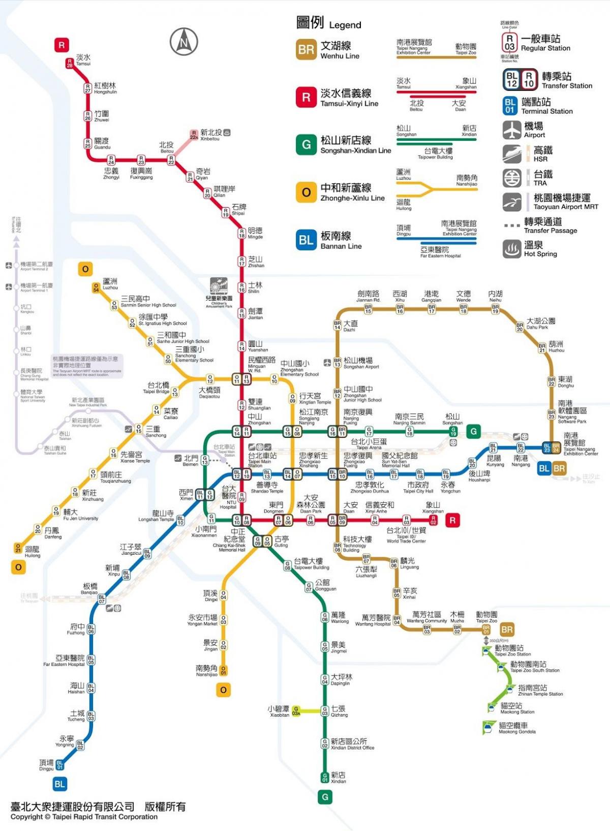 térkép Taipei jieyun