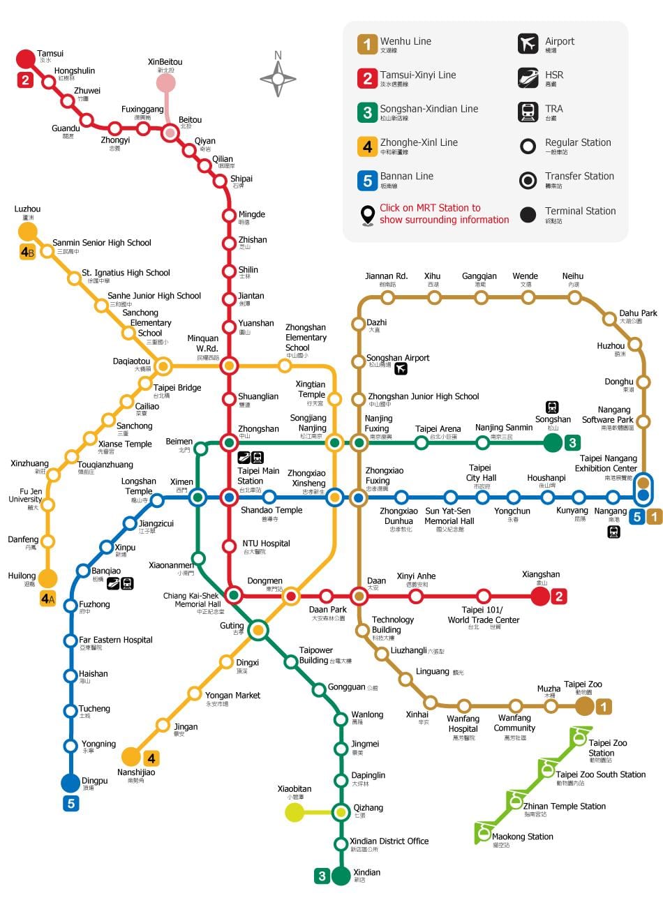 tpe mrt térkép