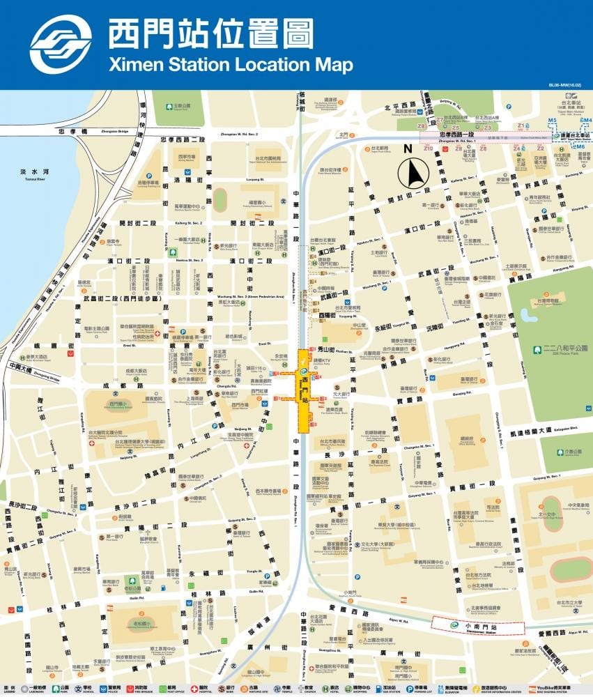 térkép ximen 