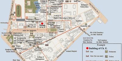 National taiwan university campus térkép