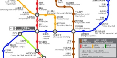 Thsr Taipei station térkép