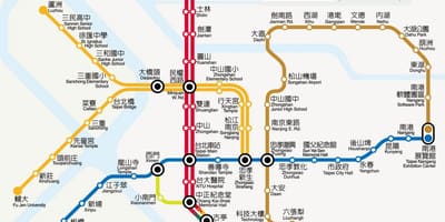 Térkép Taipei mrt viteldíj 