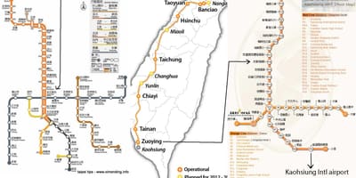 Térkép Taipei nagysebességű vasúti állomás