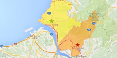 Térkép tamsui